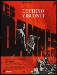 1r0740 DAMNED French 23x30 1970 Luchino Visconti's La caduta degli dei, different Mascii art!