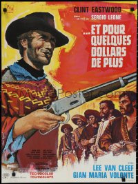 1r0750 FOR A FEW DOLLARS MORE French 23x31 1966 Sergio Leone classic, different Tealdi art!