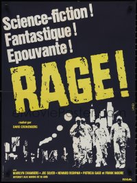 1r0782 RABID French 23x30 1977 David Cronenberg, Marilyn Chambers, zombie thriller, Landi art!