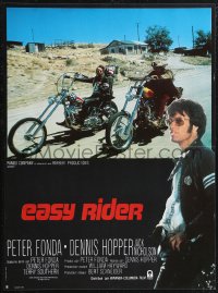 1r0817 EASY RIDER French 16x21 R1980s Fonda, motorcycle biker classic directed by Dennis Hopper