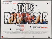 1r0840 TRUE ROMANCE French 16x21 1993 Christian Slater, Arquette, written by Tarantino!