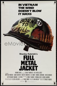 1r1074 FULL METAL JACKET advance 1sh 1987 Stanley Kubrick Vietnam War movie, Philip Castle art!