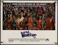 1r0875 WARRIORS 1/2sh 1979 Walter Hill, great David Jarvis artwork of the armies of the night!