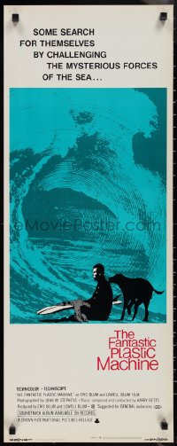 1r0891 FANTASTIC PLASTIC MACHINE insert 1969 surfing, challenge the mysterious forces of the sea!