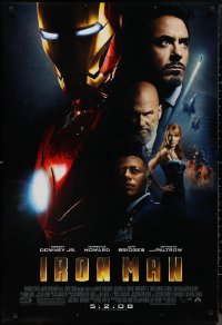 1r1157 IRON MAN int'l advance DS 1sh 2008 Robert Downey Jr. is Iron Man, Gwyneth Paltrow!