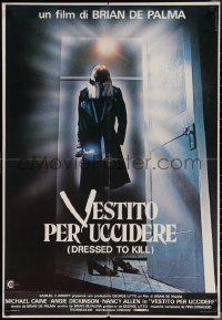 1r0609 DRESSED TO KILL Italian 1sh 1981 Brian De Palma, the latest fashion in murder, different art!