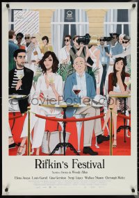 1r0622 RIFKIN'S FESTIVAL Italian 1sh 2021 Woody Allen, Jordi Labanda art of Wallace Shawn & cast!