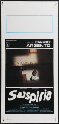 1r0640 SUSPIRIA Italian locandina 1977 classic Dario Argento giallo horror, Harper, white title!