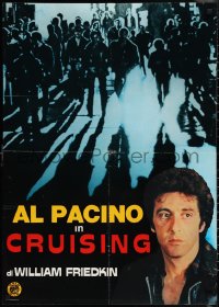 1r0649 CRUISING Italian 26x36 pbusta R1980s Friedkin, undercover cop Al Pacino pretends to be gay!