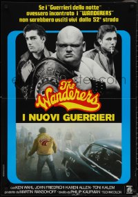 1r0664 WANDERERS Italian 26x38 pbusta 1979 Kaufman's 1960s New York City teen gang cult classic!
