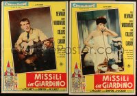 1r0695 RALLY ROUND THE FLAG BOYS set of 6 Italian 20x28 pbustas 1959 different images of Paul Newman!
