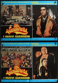 1r0699 WANDERERS set of 6 Italian 19x27 pbustas 1979 Philip Kaufman's 1960s New York City teen gang cult classic!