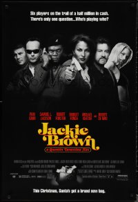 1r1163 JACKIE BROWN advance 1sh 1997 Quentin Tarantino, Santa's got a brand new bag, top cast!