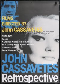 1r0552 JOHN CASSAVETES RETROSPECTIVE Japanese 1990s cool image of Gena Rowlands & director!