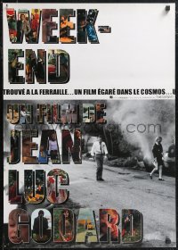 1r0589 WEEK END Japanese R2002 Jean-Luc Godard, Mireille Darc, different images!