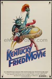 1r1180 KENTUCKY FRIED MOVIE 1sh 1977 John Landis directed comedy, wacky tennis shoe art!