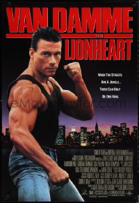 1r1209 LIONHEART DS 1sh 1991 Jean-Claude Van Damme, there can only be one king!
