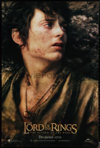 1r1227 LORD OF THE RINGS: THE RETURN OF THE KING int'l teaser DS 1sh 2003 Wood as tortured Frodo!