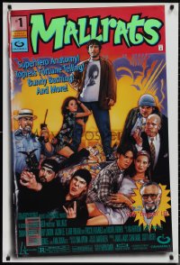 1r1239 MALLRATS 1sh 1995 Kevin Smith, Snootchie Bootchies, Stan Lee, comic artwork by Drew Struzan!