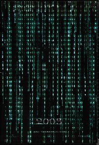 1r1248 MATRIX RELOADED holofoil teaser 1sh 2003 Keanu Reeves, free your mind in 2003!