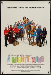 1r1257 MIGHTY WIND int'l DS 1sh 2003 Christopher Guest, Eugene Levy, Harry Shearer, folk music comedy!