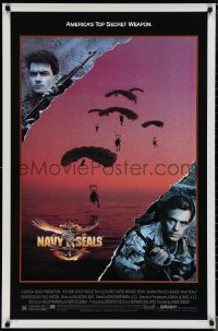 1r1286 NAVY SEALS DS 1sh 1990 Charlie Sheen & Michael Beihn are America's top secret weapon!