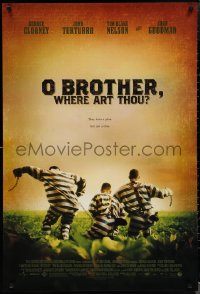 1r1294 O BROTHER, WHERE ART THOU? DS 1sh 2000 Coen Brothers, George Clooney, John Turturro