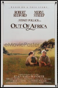 1r1301 OUT OF AFRICA 1sh 1985 Robert Redford & Meryl Streep, directed by Sydney Pollack!