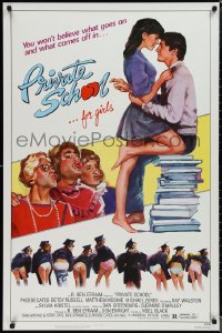1r1318 PRIVATE SCHOOL 1sh 1983 Cates, Modine, you won't believe what goes on & what comes off!