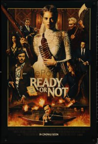 1r1333 READY OR NOT int'l advance DS 1sh 2019 sexy bride Samara Weaving, in-laws can be murder!