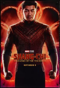 1r1368 SHANG-CHI & THE LEGEND OF THE TEN RINGS teaser DS 1sh 2021 Simu Liu in the title role!