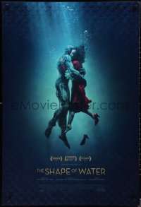 1r1369 SHAPE OF WATER style B int'l DS 1sh 2017 Guillermo del Toro, Doug Jones as the Amphibian Man!