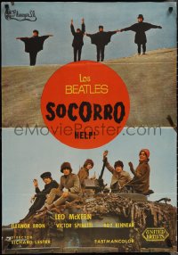 1r0302 HELP Spanish 1965 The Beatles, John, Paul, George & Ringo, rock & roll classic, great images!