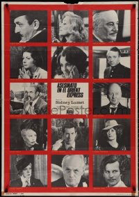 1r0307 MURDER ON THE ORIENT EXPRESS Spanish 1974 Agatha Christie, Albert Finney & many cast images!