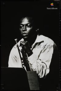 1r0099 APPLE 24x36 advertising poster 1998 great image of Miles Davis with a trumpet!