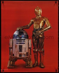 1r0141 EMPIRE STRIKES BACK 19x23 special poster 1980 Duncan Hines promo with R2-D2 & C-3PO!