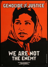 1r0149 INCITE 17x24 special poster 2000s Favianna Rodriguez art, We are Not the Enemy!