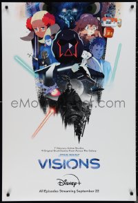 1r0091 STAR WARS: VISIONS DS tv poster 2021 Disney, original short stories from across the galaxy!