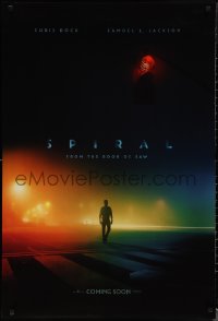 1r1391 SPIRAL: FROM THE BOOK OF SAW int'l teaser DS 1sh 2021 Chris Rock, Samuel Jackson, horror spin-off!