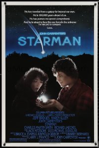 1r1406 STARMAN 1sh 1984 John Carpenter, alien Jeff Bridges & Karen Allen, company's coming!