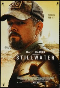1r1409 STILLWATER advance DS 1sh 2021 Matt Damon, Camille Cottin, Abigail Breslin, secrets run deep!