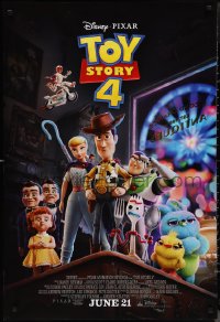 1r1446 TOY STORY 4 advance DS 1sh 2019 Walt Disney, Pixar, Woody, Buzz Lightyear and cast!