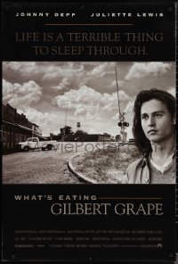 1r1479 WHAT'S EATING GILBERT GRAPE DS 1sh 1993 Depp, best supporting actor nominee Leonardo DiCaprio!