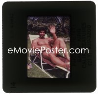 1s0604 LOU FERRIGNO group of 6 35mm slides 1980s candids of the bodybuilder/actor at home by King!