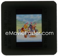1s0612 WINNIE THE POOH group of 4 35mm slides 1980s Disney, great scenes from multiple movies!