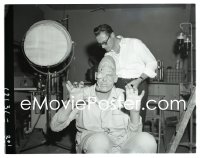 1s0204 BRAIN THAT WOULDN'T DIE group of 4 4x5 negatives 1962 cool candids of monster!
