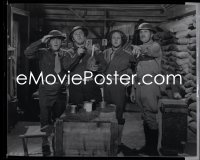 1s0138 GENTS WITHOUT CENTS 8x10 negative 1944 Three Stooges Moe, Larry & Curly, very rare!