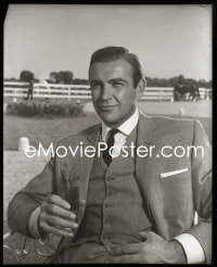 1s0140 GOLDFINGER 8x10 vintage studio negative 1964 iconic image of Sean Connery having mint julep!