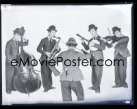 1s0146 HARRY LANGDON 8x10 negative 1920s great FX image of him looking like a five man band!