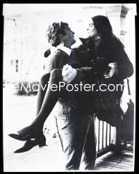 1s0156 LOVE STORY 8x10 negative 1970 great image of Ryan O'Neal carrying sexy Ali MacGraw!